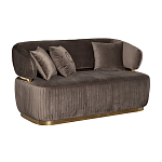 Диван двухместный коричневый Clarisse варинант исполнения - 1 | Loft Concept в Ульяновске