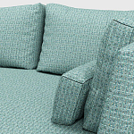 Мебельная ткань Шенилл бирюзовый цвет 142 см T4-61 варинант исполнения - 8 | Loft Concept в Ульяновске