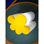 Настольная дизайнерская лампа Poltronova Passiflora Yellow Table Lamp варинант исполнения - 2 | Loft Concept в Ульяновске