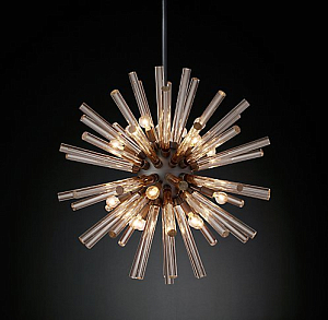 Светильник Crystal Starburst Chandelier Round