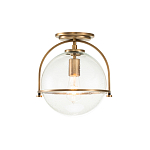 Потолочный светильник с прозрачным стеклянным шаром с эффектом пузырьков Hinkley варинант исполнения - 13 | Loft Concept в Ульяновске