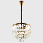 Люстра с прямоугольными хрустальными подвесками Lunet Crystal Rectangulars Chandelier 6 варинант исполнения - 3 | Loft Concept в Ульяновске