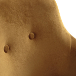 Кресло велюровое золотистого цвета Diaspro Gold  Armchair варинант исполнения - 4 | Loft Concept в Ульяновске