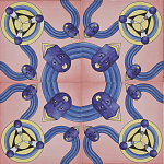 Плитка дизайнерская с узором Дива варинант исполнения - 1 | Loft Concept в Ульяновске