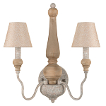 Бра с двумя конусовидными тканевыми абажурами Neighborhood варинант исполнения - 1 | Loft Concept в Ульяновске