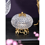 Конфетница из прозрачного рельефного стекла Eden Garden варинант исполнения - 10 | Loft Concept в Ульяновске