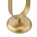 Столик приставной с овальным золотым основанием Oval Gold Base варинант исполнения - 3 | Loft Concept в Ульяновске