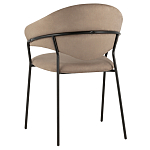 Коричневый стул с обивкой из искусственной замши Alexis варинант исполнения - 5 | Loft Concept в Ульяновске