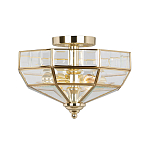 Потолочный светильник шестигранной формы с прозрачными стеклянным плафоном Elstead Lighting варинант исполнения - 9 | Loft Concept в Ульяновске