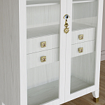 Дизайнерский шкаф витрина Elsa Dreams White с 4-мя ящиками варинант исполнения - 4 | Loft Concept в Ульяновске