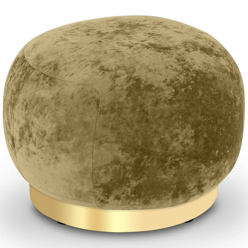Круглый мягкий пуф Ambrose Soft Velour Pouf Мульти в Ульяновске | Loft Concept 