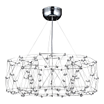 Люстра с тонкой металлической конструкцией цвета хром Quasar варинант исполнения - 1 | Loft Concept в Ульяновске
