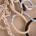 Круглое Дизайнерское Панно Дюна Round Panel Dune варинант исполнения - 5 | Loft Concept в Ульяновске