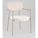 Стул Doe с подклокотниками молочный варинант исполнения - 1 | Loft Concept в Ульяновске