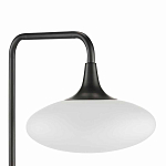 Торшер с белым стеклянным плафоном в форме эллипса Kernel варинант исполнения - 2 | Loft Concept в Ульяновске