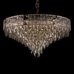 Люстра с каскадом из прозрачного хрусталя Constant Sparks варинант исполнения - 11 | Loft Concept в Ульяновске