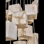 Люстра подвесная с квадратными плафонами из натурального камня Glowing Spheres варинант исполнения - 4 | Loft Concept в Ульяновске