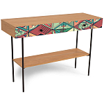 Консоль с принтом на ящиках Elise Console Table варинант исполнения - 11 | Loft Concept в Ульяновске