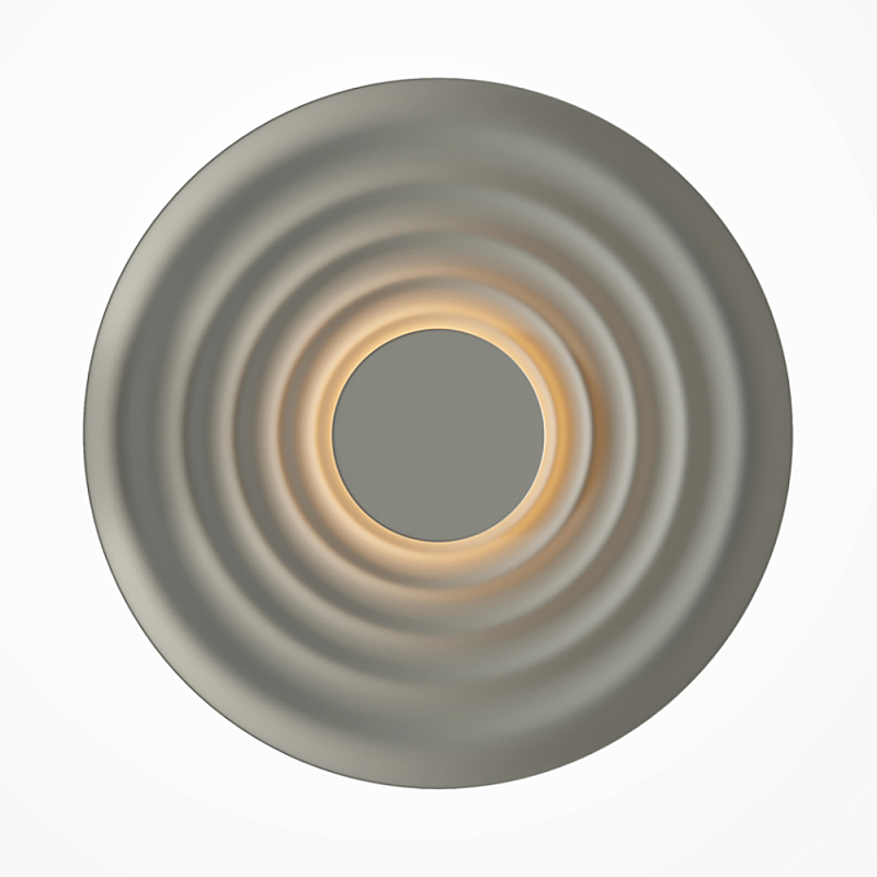 Бра круглое Soft Halo серый Серый в Ульяновске | Loft Concept 