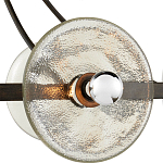 Люстра круглая с литыми стеклянными дисками Olympe Glass Chandelier варинант исполнения - 2 | Loft Concept в Ульяновске