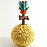 Статуэтка тропический фрукт Pandora Tropical Fruit Yellow Emerald Flower варинант исполнения - 1 | Loft Concept в Ульяновске