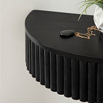 Прикроватный подвесной столик с ящиком черный Bedside Hanging Table варинант исполнения - 4 | Loft Concept в Ульяновске