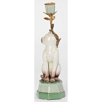 Подсвечник в виде кошки из фарфора с бронзовыми элементами Paradise Cat варинант исполнения - 3 | Loft Concept в Ульяновске