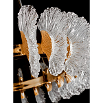 Люстра круглая с фактурными элементами в виде ракушек Inspired Sea варинант исполнения - 3 | Loft Concept в Ульяновске