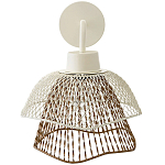 Бра с сетчатым металлическим абажуром Beige Gold Mesh Lampshade варинант исполнения - 2 | Loft Concept в Ульяновске