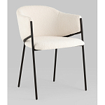 Стул Brace букле белый варинант исполнения - 1 | Loft Concept в Ульяновске