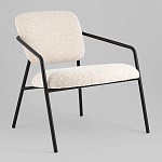 Кресло лаунж Rooney букле белый варинант исполнения - 1 | Loft Concept в Ульяновске