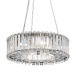 Люстра подвесная круглая с множеством вертикальных прямоугольных кристаллов Kichler варинант исполнения - 1 | Loft Concept в Ульяновске