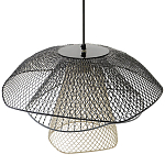 Подвесной светильник Black Grey Mesh Lampshade Hanging Lamp варинант исполнения - 4 | Loft Concept в Ульяновске