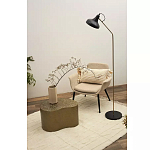 Торшер с плафоном в форме купола в сочетании черного и золотистого цвета Minimalist Execution варинант исполнения - 4 | Loft Concept в Ульяновске