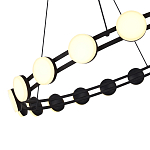 Люстра кольцевая с круглыми светодиодными источниками света Maxine Light варинант исполнения - 6 | Loft Concept в Ульяновске