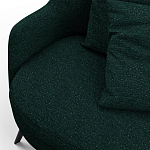 Мебельная ткань Шенилл темно-зеленый цвет 138 см T4-36 варинант исполнения - 12 | Loft Concept в Ульяновске