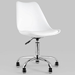 Офисный стул на металлическом основании EGGERY White пластик варинант исполнения - 2 | Loft Concept в Ульяновске