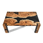 Кофейный Стол River in Autumn Elm Resin Coffee Table варинант исполнения - 2 | Loft Concept в Ульяновске