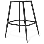 Барный стул со спинкой и подлокотниками на 4-х металлических ножках Douglas Rhombus Синий Велюр варинант исполнения - 5 | Loft Concept в Ульяновске