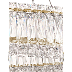 Люстра подвесная круглая из прозрачного хрусталя с золотым корпусом Selfsufficient варинант исполнения - 8 | Loft Concept в Ульяновске