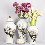 Декоративная ваза с крышкой Flowers in Pots варинант исполнения - 4 | Loft Concept в Ульяновске