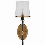 Бра настенное с прозрачным стеклянным абажуром Simple Pure Form варинант исполнения - 3 | Loft Concept в Ульяновске