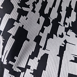 Мебельная ткань Жаккард черно-белый принт 145 см T2-126 варинант исполнения - 3 | Loft Concept в Ульяновске