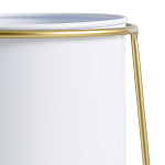 Кашпо из металла и латуни Elegance Elevated Planters белое варинант исполнения - 3 | Loft Concept в Ульяновске