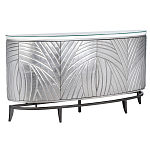 Комод фактурный серебристый с дверцами Silver Chest of Drawers варинант исполнения - 1 | Loft Concept в Ульяновске