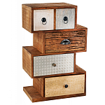 Тумба необычной формы с выдвижными ящиками Shift варинант исполнения - 1 | Loft Concept в Ульяновске