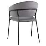 Стул в велюре серого цвета Horizon варинант исполнения - 5 | Loft Concept в Ульяновске