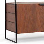 Стеллаж из орехового дерева Olson Rack варинант исполнения - 4 | Loft Concept в Ульяновске