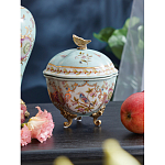 Шкатулка голубого цвета с цветочными орнаментами Blue Garden варинант исполнения - 3 | Loft Concept в Ульяновске