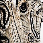 Арт-Объект из нитей Черно-Белый портрет Joana Schneider  варинант исполнения - 1 | Loft Concept в Ульяновске